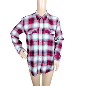GAP‎ Pendleton Shirt Woman's XS  Multicolor Plaid Boyfriend Flannel Cabincore